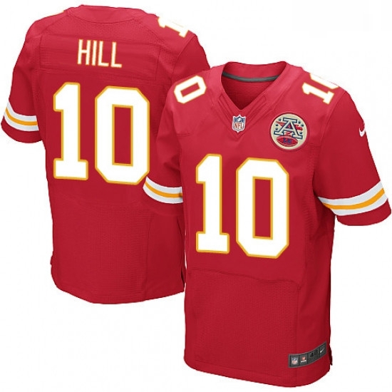 Men Nike Kansas City Chiefs 10 Tyreek Hill Red Team Color Vapor Untouchable Elite Player NFL Jersey Men Nike Kansas City Chiefs 10 Tyreek Hill Red Team Color Vapor Untouchable Elite Player NFL Jersey