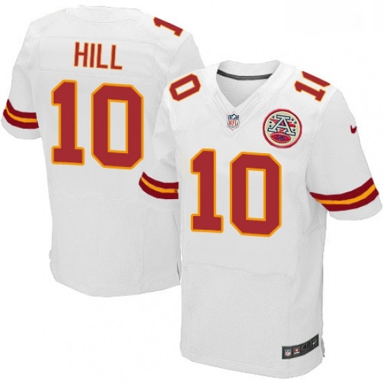 Men Nike Kansas City Chiefs 10 Tyreek Hill White Vapor Untouchable Elite Player NFL Jersey Men Nike Kansas City Chiefs 10 Tyreek Hill White Vapor Untouchable Elite Player NFL Jersey