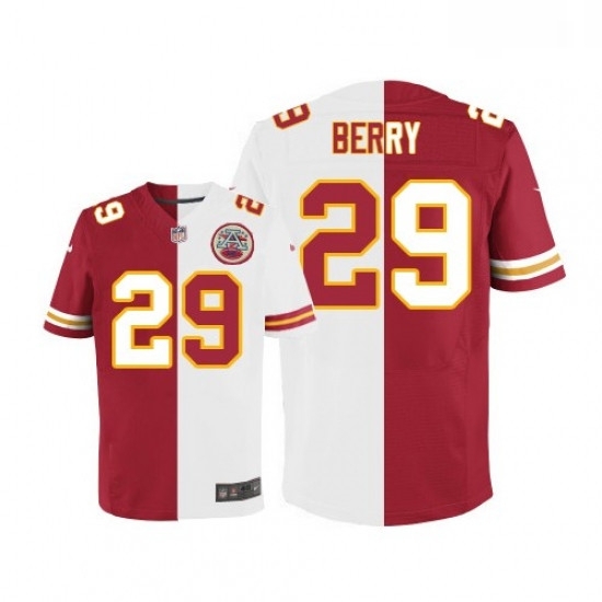 Men Nike Kansas City Chiefs 29 Eric Berry Elite RedWhite Split Fashion NFL Jersey Men Nike Kansas City Chiefs 29 Eric Berry Elite RedWhite Split Fashion NFL Jersey