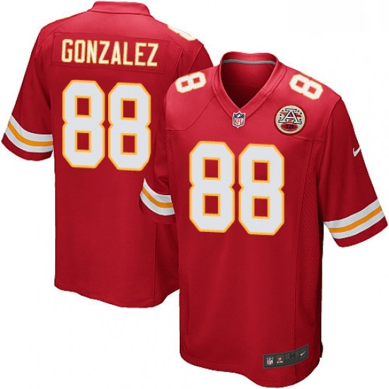 Men Nike Kansas City Chiefs 88 Tony Gonzalez Game Red Team Color NFL Jersey Men Nike Kansas City Chiefs 88 Tony Gonzalez Game Red Team Color NFL Jersey