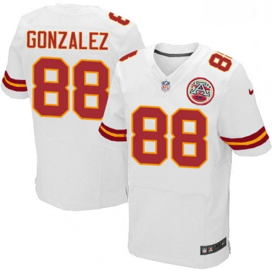 Men Nike Kansas City Chiefs 88 Tony Gonzalez White Vapor Untouchable Elite Player NFL Jersey Men Nike Kansas City Chiefs 88 Tony Gonzalez White Vapor Untouchable Elite Player NFL Jersey