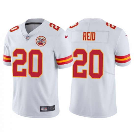 Men's Kansas City Chiefs #20 Justin Reid White Vapor Untouchable Limited Stitched Jersey Men's Kansas City Chiefs #20 Justin Reid White Vapor Untouchable Limited Stitched Jersey