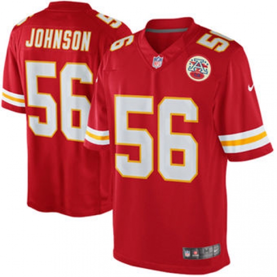 Mens Kansas City Chiefs Derrick Johnson Nike Red Team Color Limited Jersey Mens Kansas City Chiefs Derrick Johnson Nike Red Team Color Limited Jersey