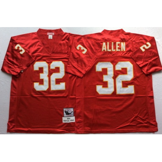 Mitchell And Ness Chiefs #32 marcus allen red Throwback Stitched NFL Jersey Mitchell And Ness Chiefs #32 marcus allen red Throwback Stitched NFL Jersey