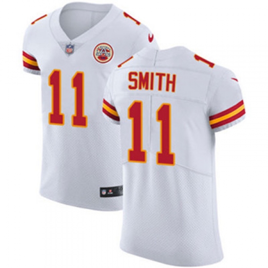 Nike Chiefs #11 Alex Smith White Mens Stitched NFL Vapor Untouchable Elite Jersey Nike Chiefs #11 Alex Smith White Mens Stitched NFL Vapor Untouchable Elite Jersey