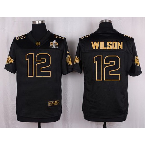 Nike Chiefs #12 Albert Wilson Black Mens Stitched NFL Elite Pro Line Gold Collection Jersey Nike Chiefs #12 Albert Wilson Black Mens Stitched NFL Elite Pro Line Gold Collection Jersey