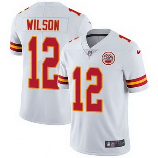 Nike Chiefs #12 Albert Wilson White Mens Stitched NFL Vapor Untouchable Limited Jersey Nike Chiefs #12 Albert Wilson White Mens Stitched NFL Vapor Untouchable Limited Jersey