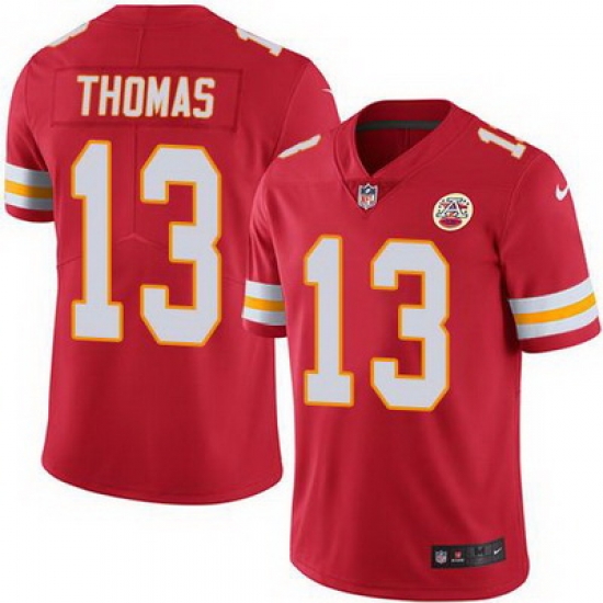Nike Chiefs #13 De 27Anthony Thomas Red Team Color Mens Stitched NFL Vapor Untouchable Limited Jersey Nike Chiefs #13 De 27Anthony Thomas Red Team Color Mens Stitched NFL Vapor Untouchable Limited Jersey