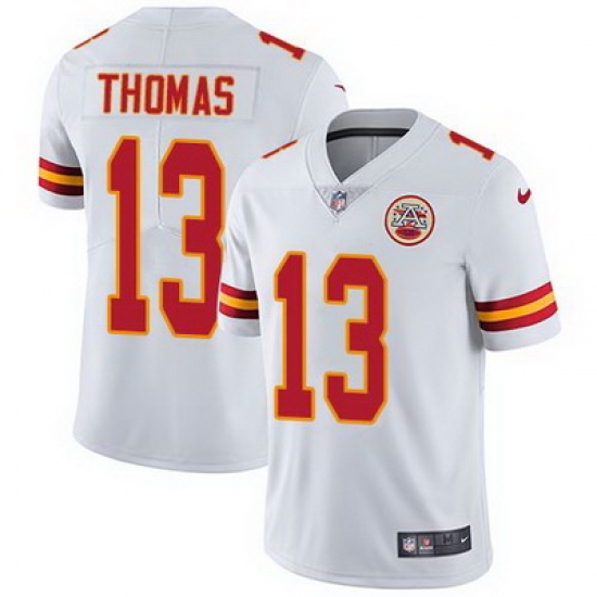 Nike Chiefs #13 De 27Anthony Thomas White Mens Stitched NFL Vapor Untouchable Limited Jersey Nike Chiefs #13 De 27Anthony Thomas White Mens Stitched NFL Vapor Untouchable Limited Jersey