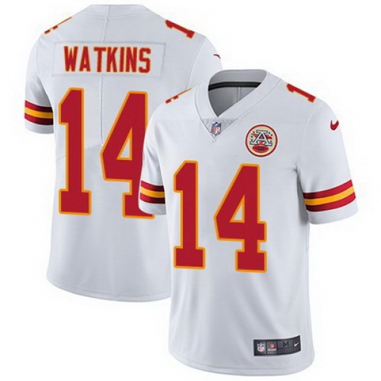 Nike Chiefs 14 Sammy Watkins White Vapor Untouchable Limited Jersey Nike Chiefs 14 Sammy Watkins White Vapor Untouchable Limited Jersey