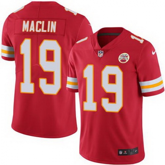 Nike Chiefs #19 Jeremy Maclin Red Mens Stitched NFL Limited Rush Jersey Nike Chiefs #19 Jeremy Maclin Red Mens Stitched NFL Limited Rush Jersey