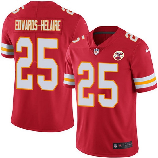 Nike Chiefs 25 Clyde Edwards Helaire Red Team Color Men Stitched NFL Vapor Untouchable Limited Jersey Nike Chiefs 25 Clyde Edwards Helaire Red Team Color Men Stitched NFL Vapor Untouchable Limited Jersey