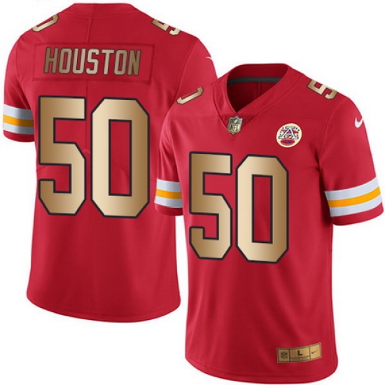 Nike Chiefs #50 Justin Houston Red Mens Stitched NFL Limited Gold Rush Jersey Nike Chiefs #50 Justin Houston Red Mens Stitched NFL Limited Gold Rush Jersey