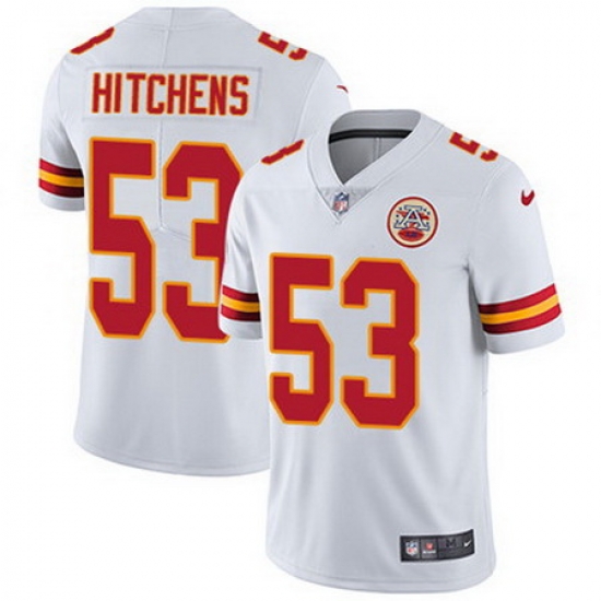 Nike Chiefs #53 Anthony Hitchens White Mens Stitched NFL Vapor Untouchable Limited Jersey Nike Chiefs #53 Anthony Hitchens White Mens Stitched NFL Vapor Untouchable Limited Jersey