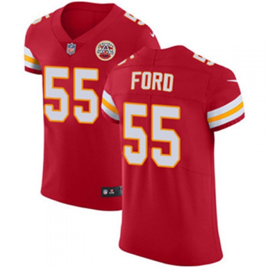 Nike Chiefs #55 Dee Ford Red Team Color Mens Stitched NFL Vapor Untouchable Elite Jersey Nike Chiefs #55 Dee Ford Red Team Color Mens Stitched NFL Vapor Untouchable Elite Jersey