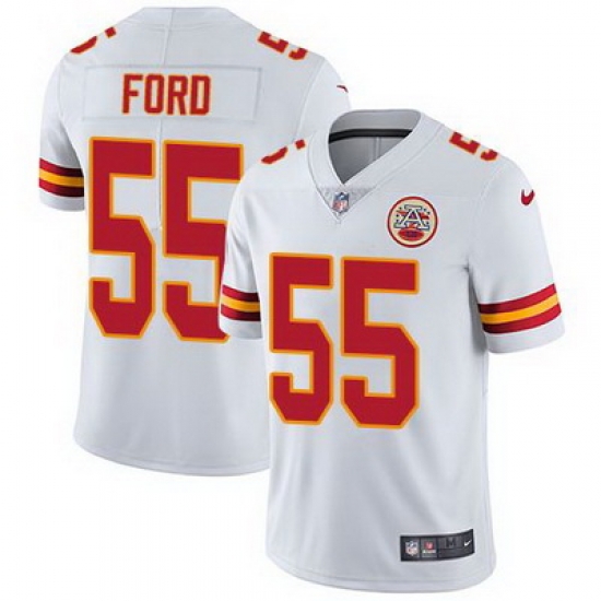 Nike Chiefs #55 Dee Ford White Mens Stitched NFL Vapor Untouchable Limited Jersey Nike Chiefs #55 Dee Ford White Mens Stitched NFL Vapor Untouchable Limited Jersey