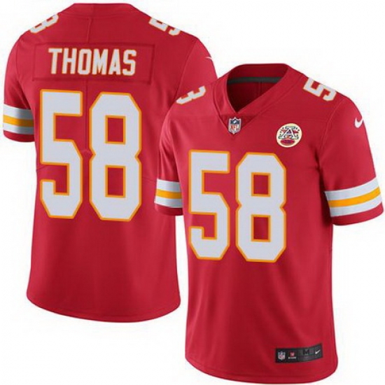 Nike Chiefs #58 Derrick Thomas Red Mens Stitched NFL Limited Rush Jersey Nike Chiefs #58 Derrick Thomas Red Mens Stitched NFL Limited Rush Jersey