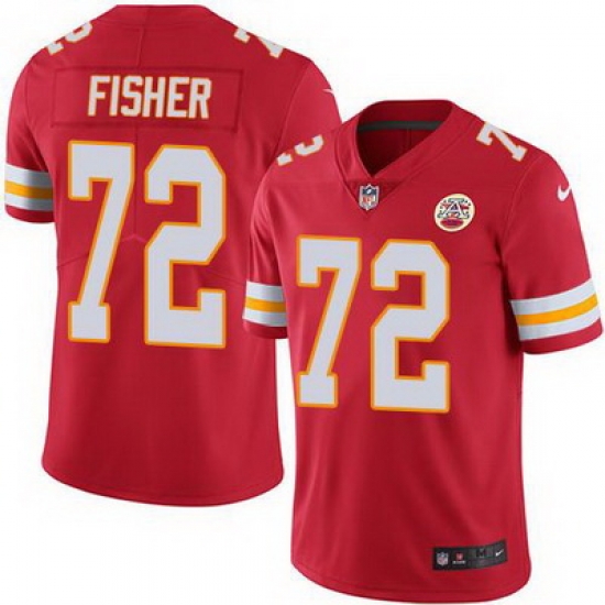 Nike Chiefs #72 Eric Fisher Red Team Color Mens Stitched NFL Vapor Untouchable Limited Jersey Nike Chiefs #72 Eric Fisher Red Team Color Mens Stitched NFL Vapor Untouchable Limited Jersey