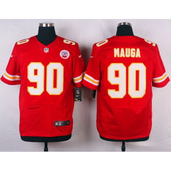 Nike Chiefs #90 Josh Mauga Red Team Color Mens Stitched NFL Elite Jersey Nike Chiefs #90 Josh Mauga Red Team Color Mens Stitched NFL Elite Jersey