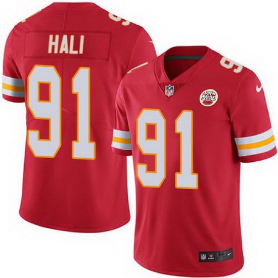 Nike Chiefs #91 Tamba Hali Red Youth Stitched NFL Limited Rush Jersey Nike Chiefs #91 Tamba Hali Red Youth Stitched NFL Limited Rush Jersey