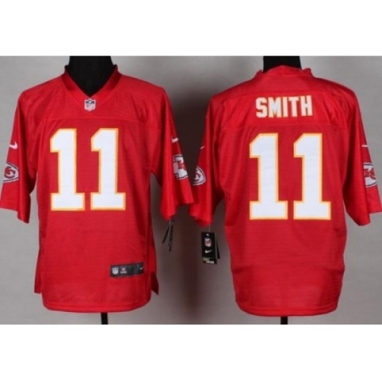 Nike Kansas City Chiefs 11 Alex Smith Red Elite QB Fashion NFL Jersey Nike Kansas City Chiefs 11 Alex Smith Red Elite QB Fashion NFL Jersey