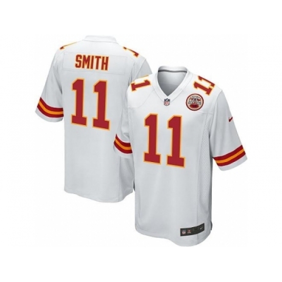 Nike Kansas City Chiefs 11 Alex Smith White Game NFL Jersey Nike Kansas City Chiefs 11 Alex Smith White Game NFL Jersey