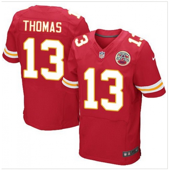 Nike Kansas City Chiefs #13 De 27Anthony Thomas Red Team Color Men 27s Stitched NFL Elite Jersey Nike Kansas City Chiefs #13 De 27Anthony Thomas Red Team Color Men 27s Stitched NFL Elite Jersey