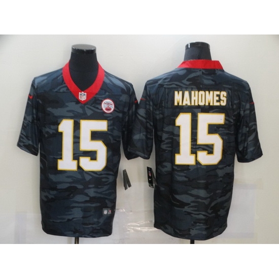 Nike Kansas City Chiefs 15 Patrick Mahomes Black Camo Limited Jersey Nike Kansas City Chiefs 15 Patrick Mahomes Black Camo Limited Jersey