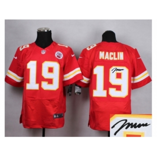 Nike Kansas City Chiefs 19 Jeremy Maclin Red Elite Signature NFL Jersey Nike Kansas City Chiefs 19 Jeremy Maclin Red Elite Signature NFL Jersey