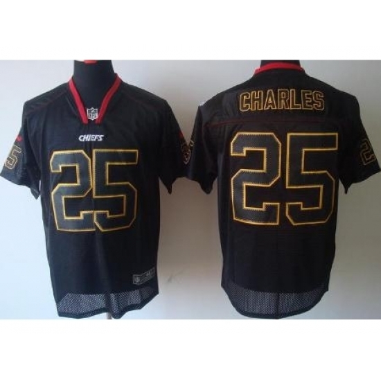 Nike Kansas City Chiefs 25 Jamaal Charles Black Elite Light Out NFL Jersey Nike Kansas City Chiefs 25 Jamaal Charles Black Elite Light Out NFL Jersey