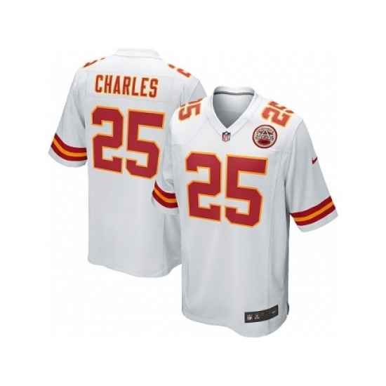 Nike Kansas City Chiefs 25 Jamaal Charles White Game NFL Jersey Nike Kansas City Chiefs 25 Jamaal Charles White Game NFL Jersey