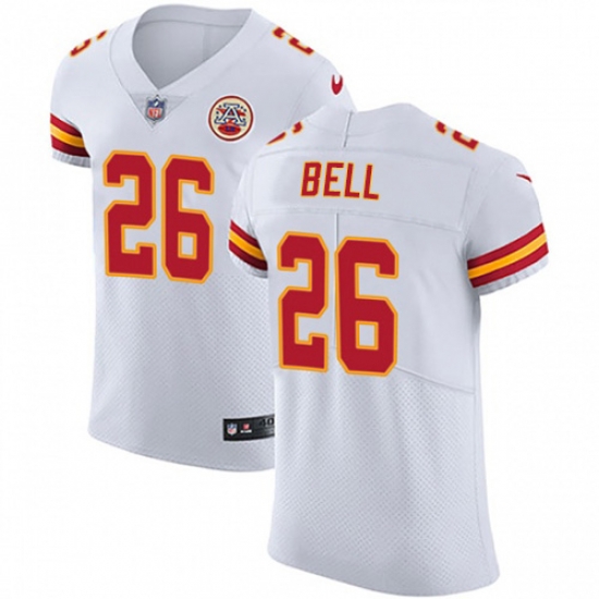Nike Kansas City Chiefs 26 Le 27Veon Bell White Men Stitched NFL New Elite Jersey Nike Kansas City Chiefs 26 Le 27Veon Bell White Men Stitched NFL New Elite Jersey