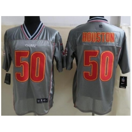 Nike Kansas City Chiefs 50 Justin Houston Grey Elite Vapor NFL Jersey Nike Kansas City Chiefs 50 Justin Houston Grey Elite Vapor NFL Jersey