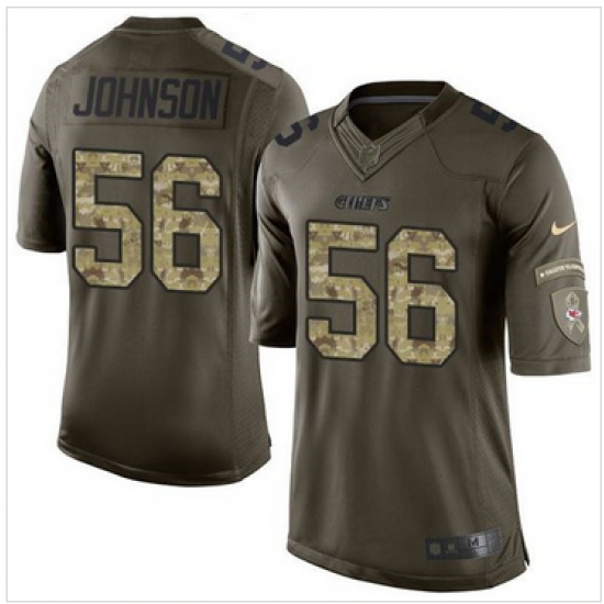 Nike Kansas City Chiefs #56 Derrick Johnson Green Men 27s Stitched NFL Limited Salute to Service Jersey Nike Kansas City Chiefs #56 Derrick Johnson Green Men 27s Stitched NFL Limited Salute to Service Jersey
