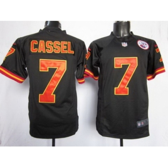 Nike Kansas City Chiefs 7 Matt Cassel Black Game NFL Jersey Nike Kansas City Chiefs 7 Matt Cassel Black Game NFL Jersey