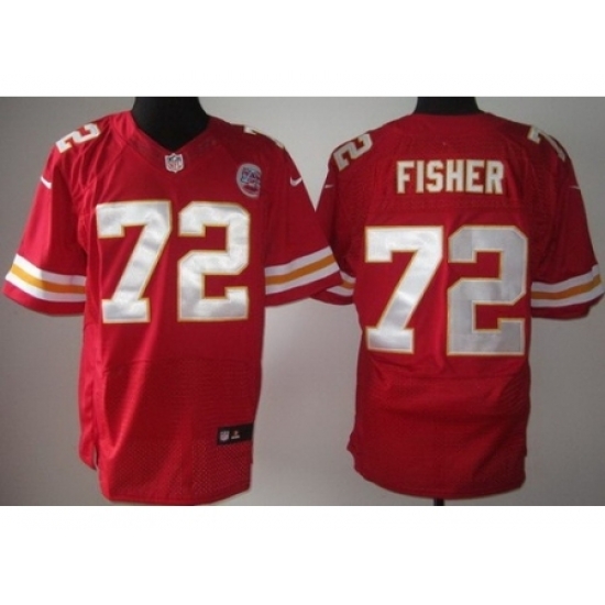 Nike Kansas City Chiefs 72 Eric Fisher Red Elite NFL Jersey Nike Kansas City Chiefs 72 Eric Fisher Red Elite NFL Jersey