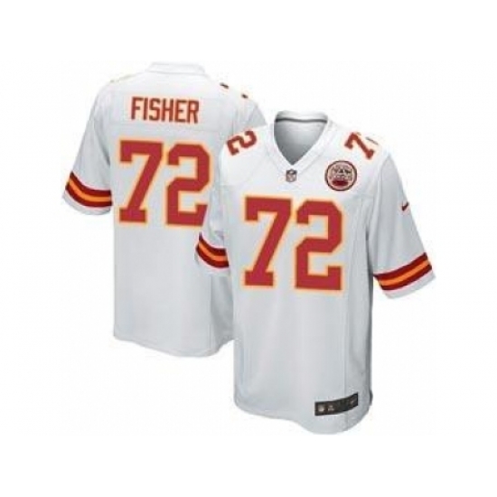 Nike Kansas City Chiefs 72 Eric Fisher White Limited NFL Jersey Nike Kansas City Chiefs 72 Eric Fisher White Limited NFL Jersey