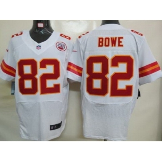 Nike Kansas City Chiefs 82 Dwayne Bowe White Elite NFL Jersey Nike Kansas City Chiefs 82 Dwayne Bowe White Elite NFL Jersey