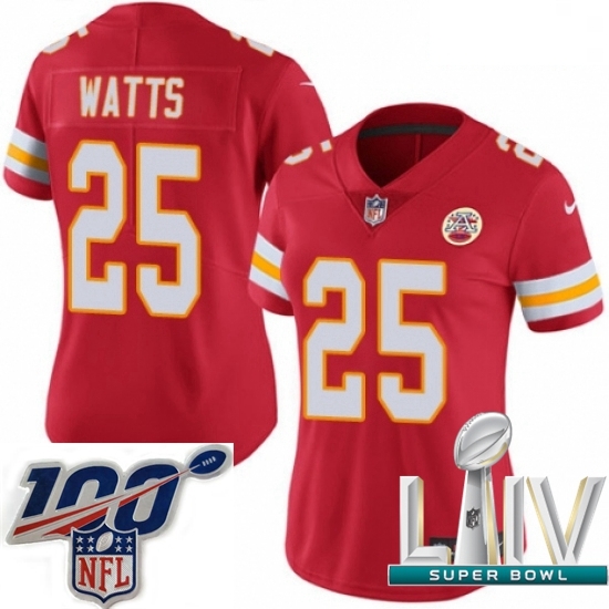 2020 Super Bowl LIV Women Nike Kansas City Chiefs #25 Armani Watts Red Team Color Vapor Untouchable Limited Player NFL Jersey 2020 Super Bowl LIV Women Nike Kansas City Chiefs #25 Armani Watts Red Team Color Vapor Untouchable Limited Player NFL Jersey