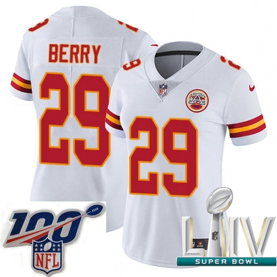 2020 Super Bowl LIV Women Nike Kansas City Chiefs #29 Eric Berry White Vapor Untouchable Limited Player NFL Jersey 2020 Super Bowl LIV Women Nike Kansas City Chiefs #29 Eric Berry White Vapor Untouchable Limited Player NFL Jersey