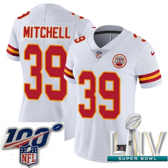 2020 Super Bowl LIV Women Nike Kansas City Chiefs #39 Terrance Mitchell White Vapor Untouchable Limited Player NFL Jersey 2020 Super Bowl LIV Women Nike Kansas City Chiefs #39 Terrance Mitchell White Vapor Untouchable Limited Player NFL Jersey