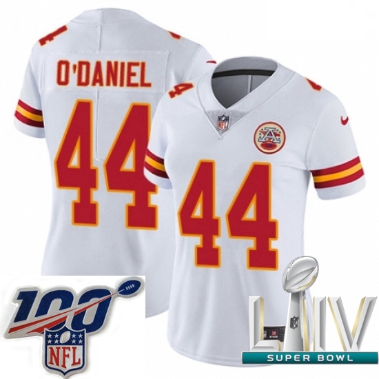 2020 Super Bowl LIV Women Nike Kansas City Chiefs #44 Dorian O'Daniel White Vapor Untouchable Limited Player NFL Jersey 2020 Super Bowl LIV Women Nike Kansas City Chiefs #44 Dorian O'Daniel White Vapor Untouchable Limited Player NFL Jersey