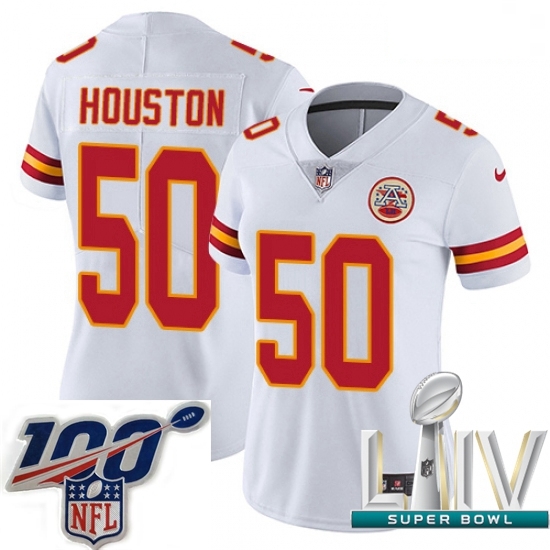 2020 Super Bowl LIV Women Nike Kansas City Chiefs #50 Justin Houston White Vapor Untouchable Limited Player NFL Jersey 2020 Super Bowl LIV Women Nike Kansas City Chiefs #50 Justin Houston White Vapor Untouchable Limited Player NFL Jersey