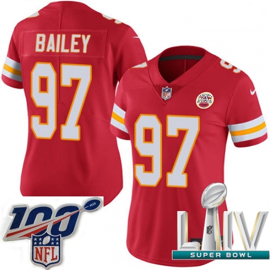 2020 Super Bowl LIV Women Nike Kansas City Chiefs #97 Allen Bailey Red Team Color Vapor Untouchable Limited Player NFL Jersey 2020 Super Bowl LIV Women Nike Kansas City Chiefs #97 Allen Bailey Red Team Color Vapor Untouchable Limited Player NFL Jersey