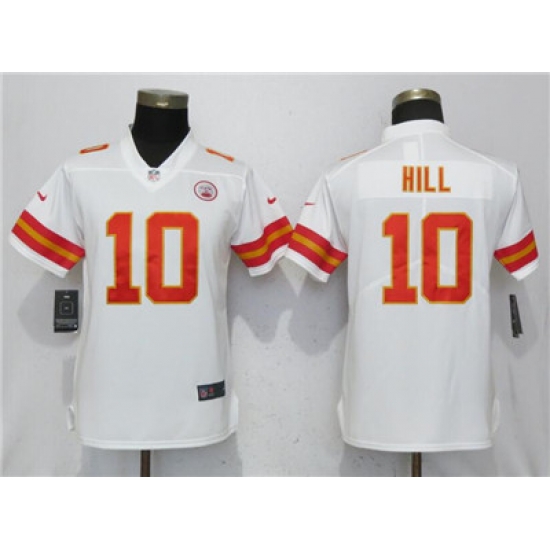 Nike Chiefs #10 Tyreek Hill White Women Vapor Untouchable Limited Jersey Nike Chiefs #10 Tyreek Hill White Women Vapor Untouchable Limited Jersey