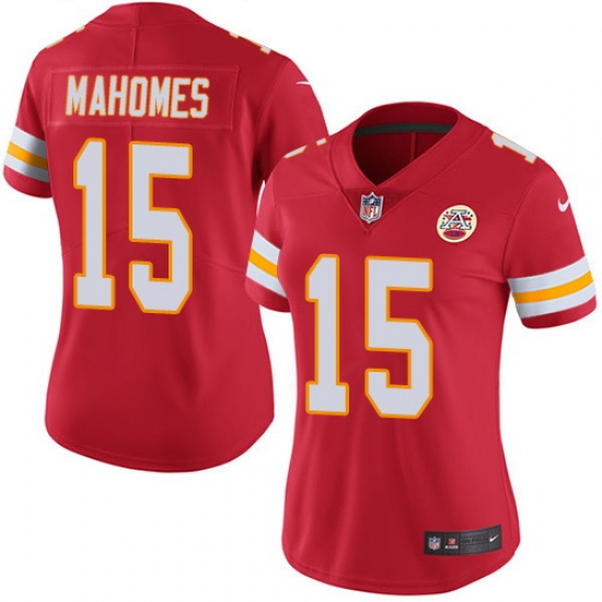 Nike Chiefs #15 Patrick Mahomes Red Team Color Womens Stitched NFL Vapor Untouchable Limited Jersey Nike Chiefs #15 Patrick Mahomes Red Team Color Womens Stitched NFL Vapor Untouchable Limited Jersey