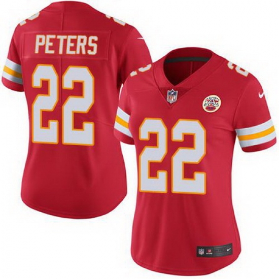 Nike Chiefs #22 Marcus Peters Red Womens Stitched NFL Limited Rush Jersey Nike Chiefs #22 Marcus Peters Red Womens Stitched NFL Limited Rush Jersey