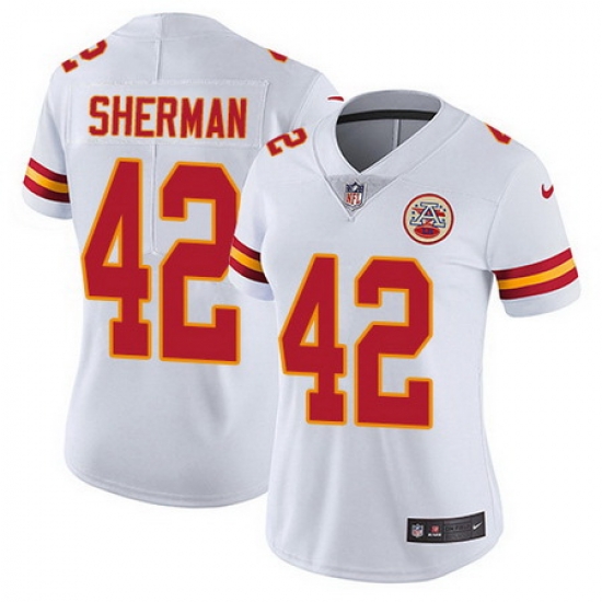 Nike Chiefs 42 Anthony Sherman White Womens Stitched NFL Vapor Untouchable Limited Jersey Nike Chiefs 42 Anthony Sherman White Womens Stitched NFL Vapor Untouchable Limited Jersey