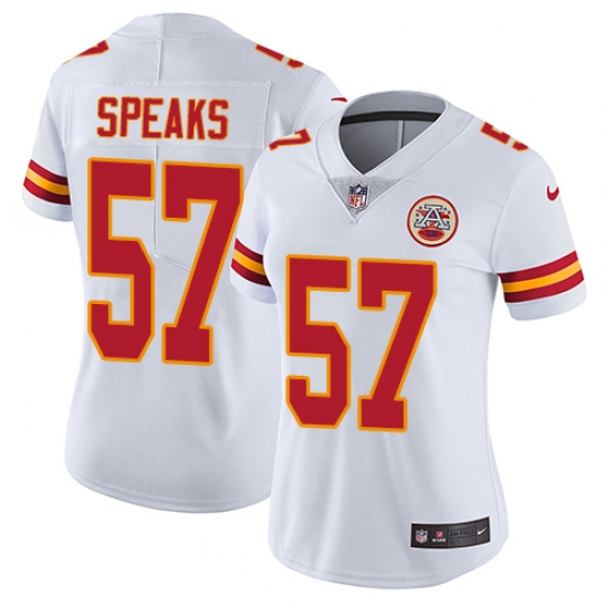 Nike Chiefs #57 Breeland Speaks White Womens Stitched NFL Vapor Untouchable Limited Jersey Nike Chiefs #57 Breeland Speaks White Womens Stitched NFL Vapor Untouchable Limited Jersey