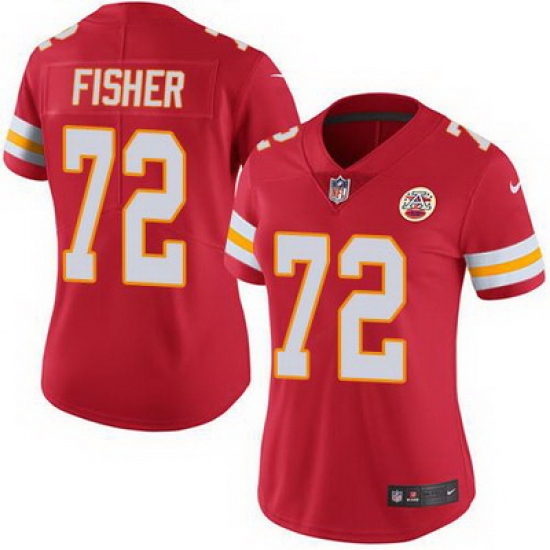 Nike Chiefs #72 Eric Fisher Red Team Color Womens Stitched NFL Vapor Untouchable Limited Jersey Nike Chiefs #72 Eric Fisher Red Team Color Womens Stitched NFL Vapor Untouchable Limited Jersey